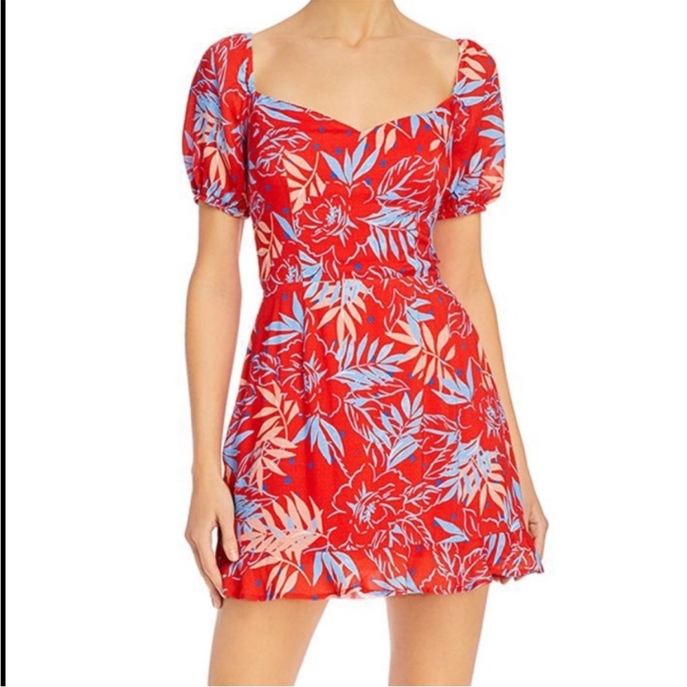 Anthropology Floral Dress